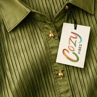 Olive Silk Crush Co-ord Set