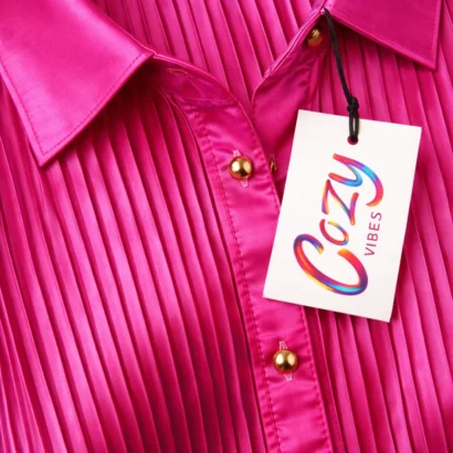 Pink Silk Crush Co-ord Set