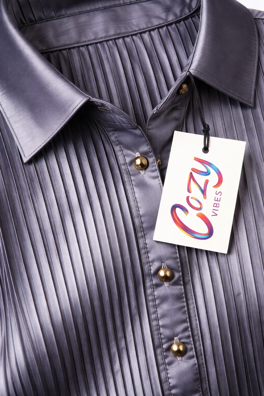 Silver Silk Crush Co-ord Set